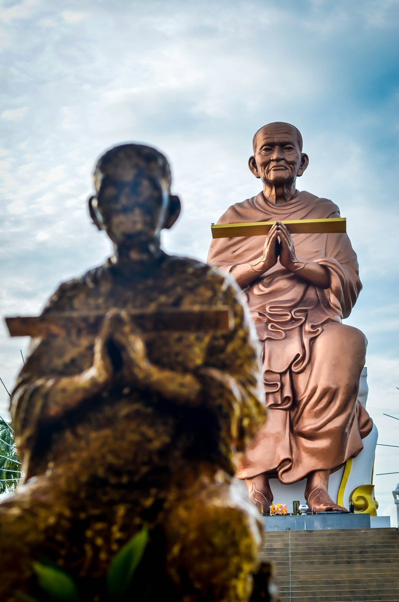 nature, culture, asia, old, alms, low angle view, robe, religious, ayudhaya, thailand, males, art, worship, monk, buddha, travel, craft, art and craft