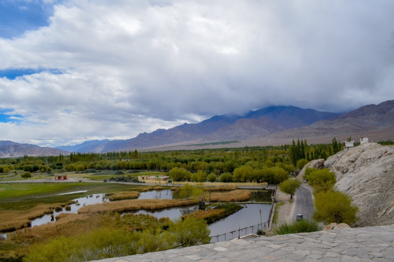 5K, lake, ladakh, tranquil scene, mountains, mountain, day, environment, cloud - sky, plant, himalaya, water, travel, beauty in nature, mountain range