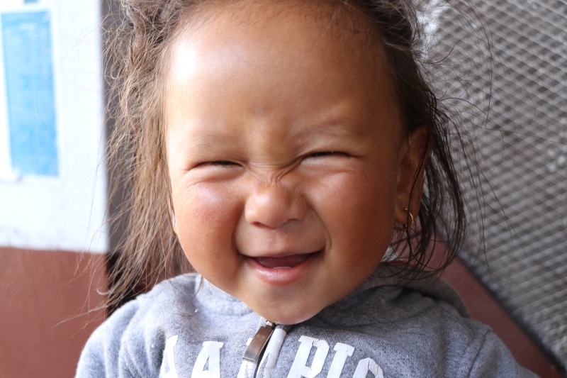 gap toothed, crying, ghandruk, indoors, 5K, child, young, teardrop, baby, childhood, eyes closed, one person, human face, cute, real people, innocence