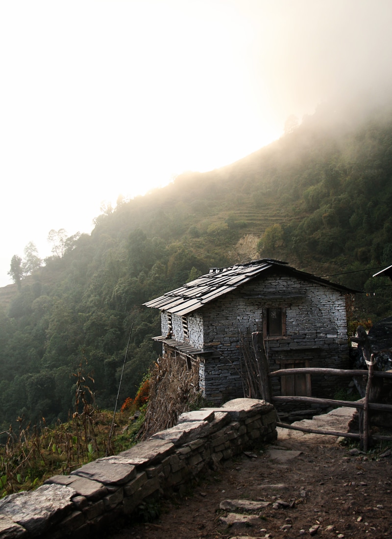 annapurna, mountains, trekking, adventure, sky, nature, environment, house, stone house, outdoors, built structure, traveldiaries, tranquility, architecture