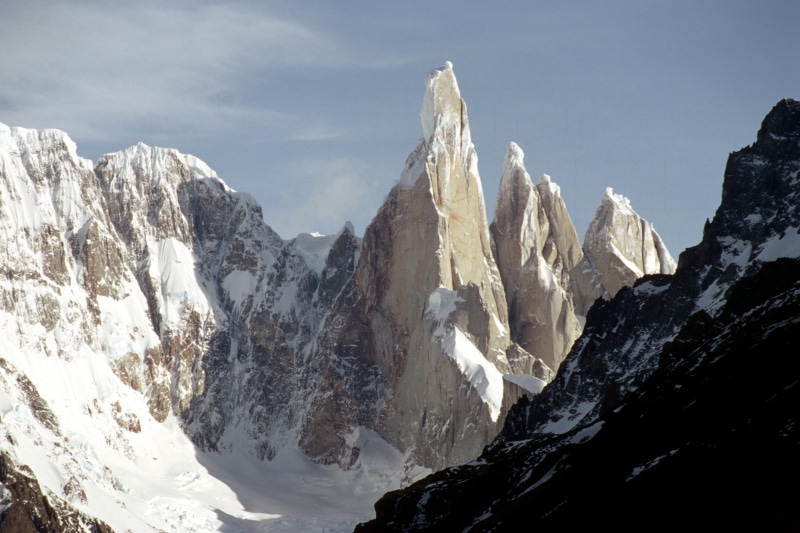 ice, patagonia, cover, outdoors, clear, mountain Peak, mountain, Argentina, snow, european Alps, brown mountain, natura, montagne, 2K, scenics, brown