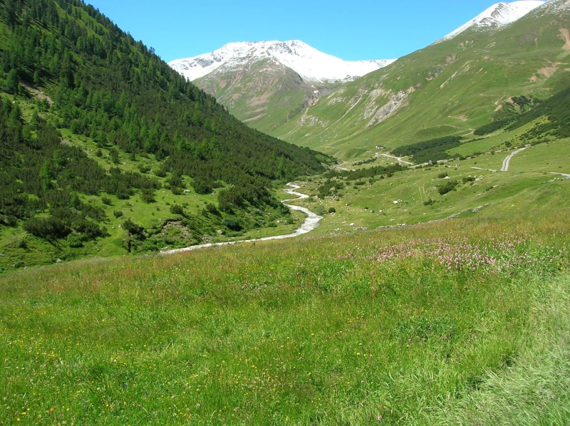 3d and abstract, 1080P, valle, montagne