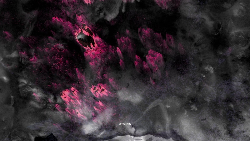 Ghostly, digital, shapes, Michael Cina, textured, abstract, 1080P, fluid, vibes