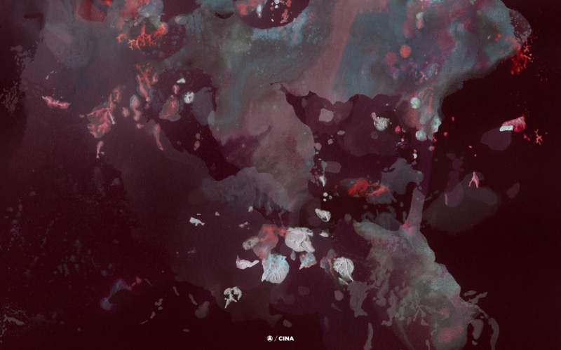 Michael Cina, dark, abstract, texture, 1080P, digital art