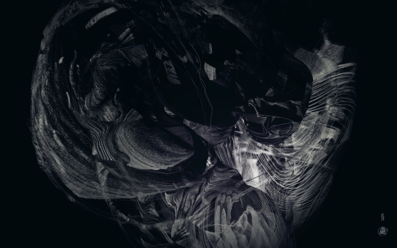 abstract, digital, vibes, shapes, textured, 1080P, Michael Cina, Ghostly, fluid