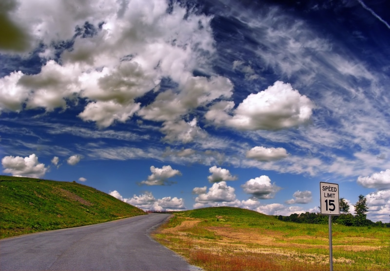 Clearfield County, weather, landscape, daytime, asphalt, rural Scene, scenics, 4K, meadow, creative commons, summer, white, cumulus, cloud - Sky, clouds