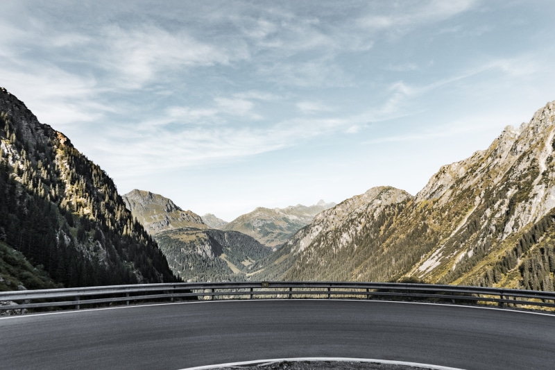 day, mountain Range, mountain peak, 4K, sky, asphalt, mountain, non-urban scene, no People, tranquility, beauty in nature, outdoors, highway, nature, hills