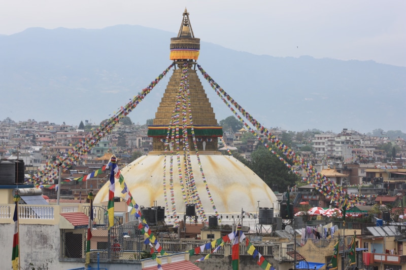 nature, tourism, outdoors, large group of people, group of people, real people, unesco, architecture, built structure, place of worship, religion, boudhanath