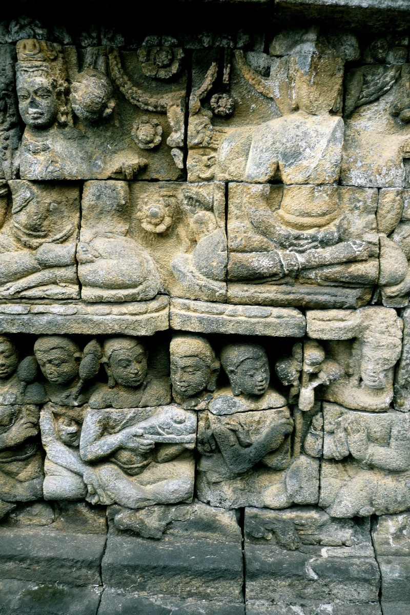 bas relief, buddhist, stone, craft, tradition, religion, no people, travel, history, carving, human representation, art and craft, buddha, solid, carving - craft product