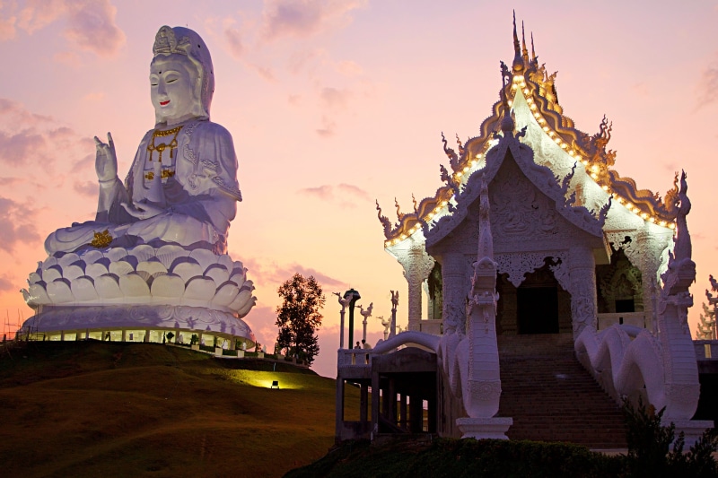 nature, pagoda, enlightenment, Kung, historically, human representation, angel, fernöstlich, spirituality, statue, representation, spiritual, Chiang Rai