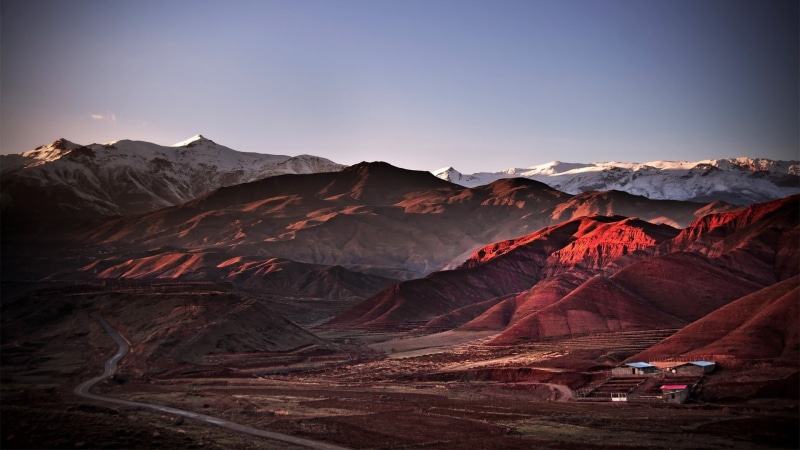 hiking, rock, geology, landscape, sunrise - Dawn, blue, jammu and Kashmir, sunset, arid climate, environment, snow, formation, 1080P, mountain, distance
