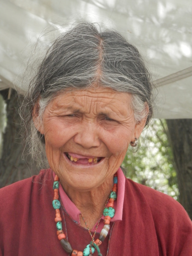 old, mountain, senior adult, real people, 4K, close-up, one person, human hair, happiness, hairstyle, tibetan, culture, focus on foreground, ladakh, tribe