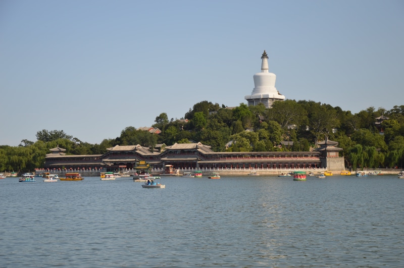 4K, tourism, tibetan, architecture, religion, travel destinations, nature, white, china, building exterior, near, no people, boats, temple, nautical vessel