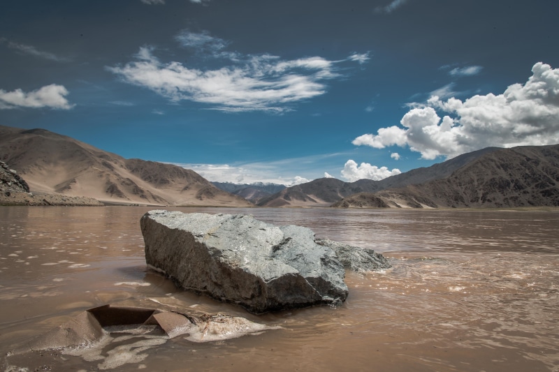 lake, mountain range, nature, sky, water, solid, tranquil scene, no people, mountains, day, environment, india, formation, marango rangarik, tranquility