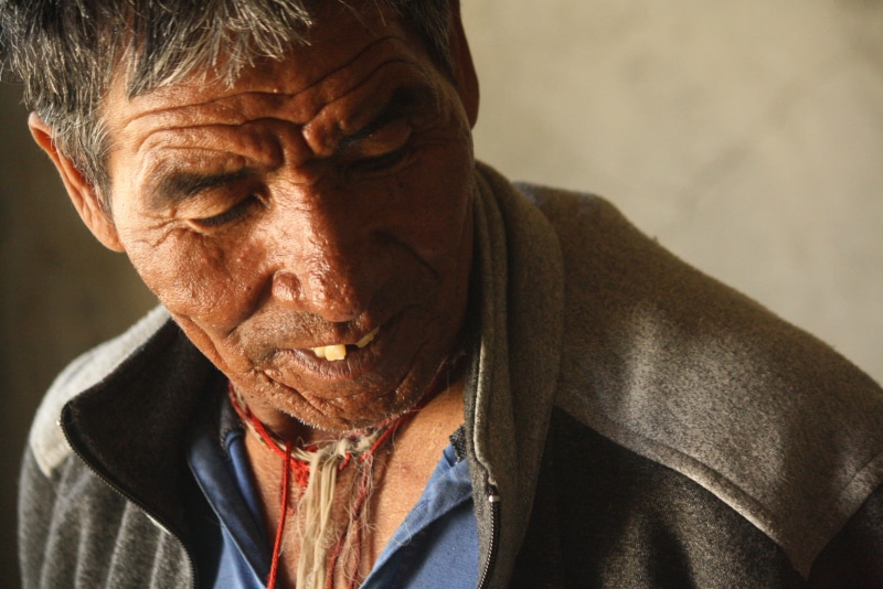 contemplation, grey, emotion, smile, villager, creased, human body part, body part, senior adult, wrinkled, wrinkles, age, spiti, dirty, close-up, portrait