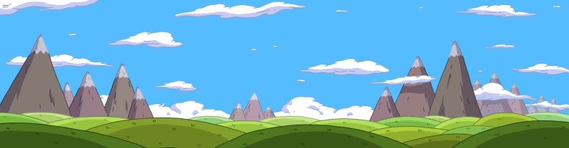 low angle view, environment, green color, 4K, no people, wind, outdoors, multi colored, cloud - sky, cartoon, beauty in nature, day, nature, building
