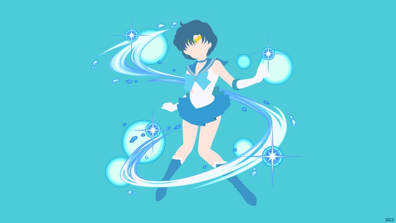 Sailor Moon, Sailor Mercury, 4K