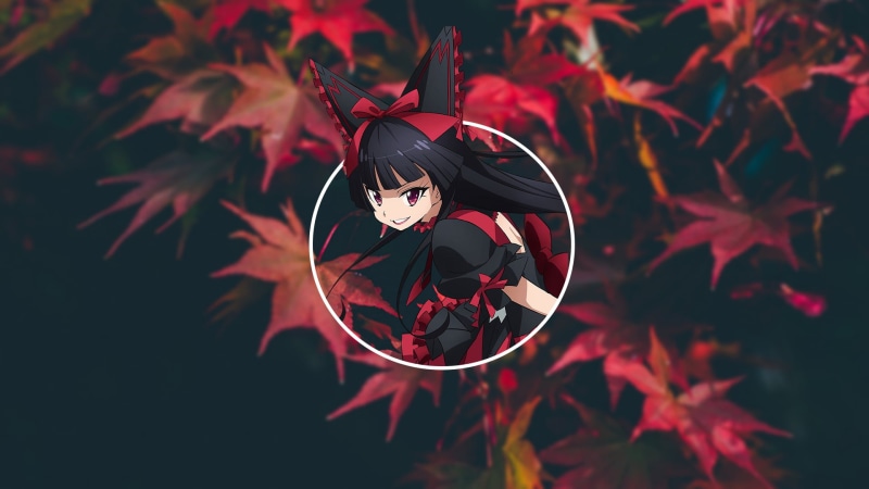 anime, Rory Mercury, picture-in-picture, anime girls, render in shapes, dark eyes, 1080P