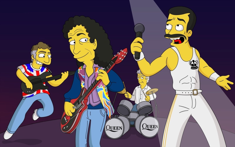 performance, people, fun, art, guitar, emotion, celebration, sky, night, illustration, representation, teenager, artist, 2K, cartoon, two people, band