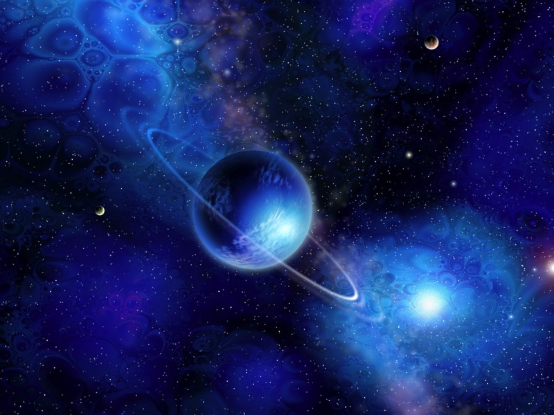 uranus, 720P, blue, universe, picture
