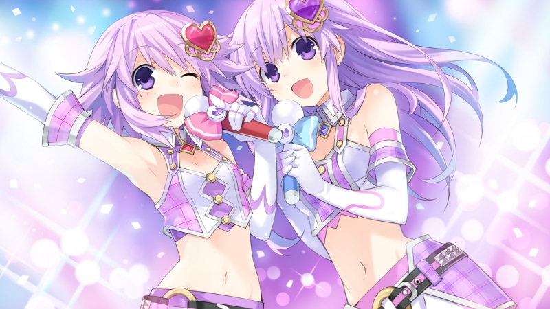 Neptune (Hyperdimension Neptunia), Nepgear (Hyperdimension Neptunia), 4K, anime girls, Hyperdimension Neptunia
