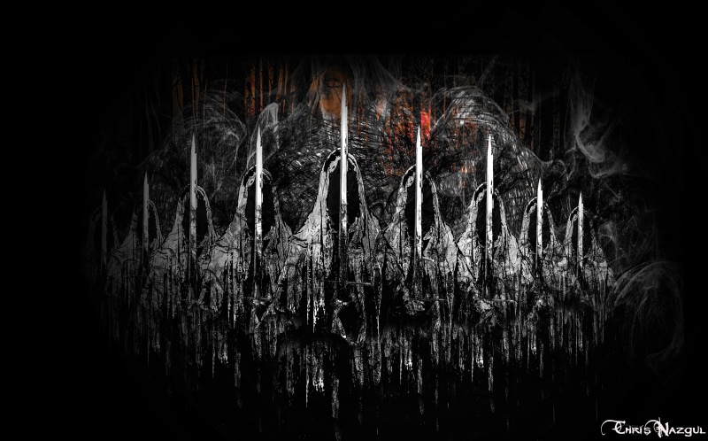 The nine servants of darkness, Ghosts, The Lord Of The Rings, Black riders, 4K, Ulairi, The Nazgul