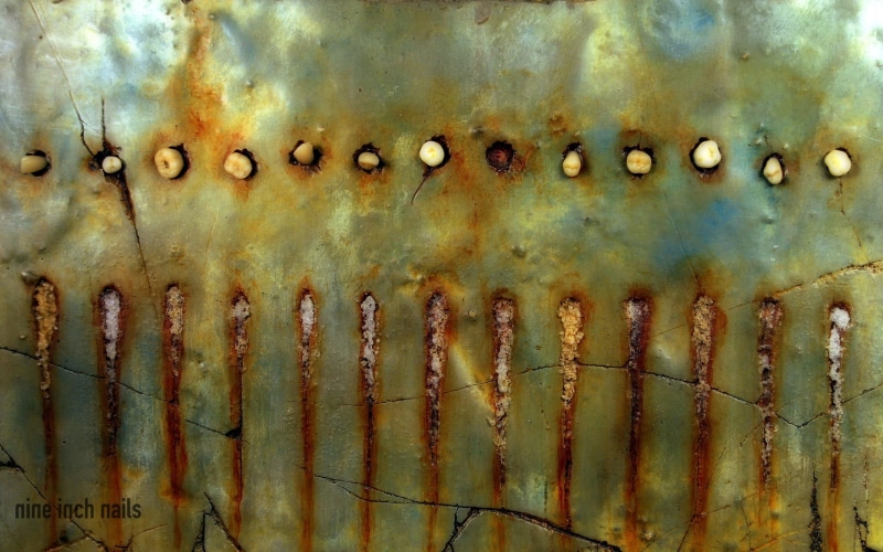abandoned, old, The Downward Spiral, full frame, lot, obsolete, textured, pattern, iron - metal, color, decline, backgrounds, run-down, 2K, day, Nine Inch Nails