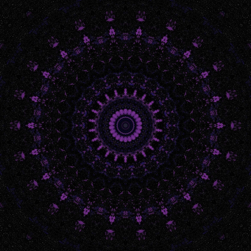 purple, ornament, mandala, kaleidoscope, pattern, 2K