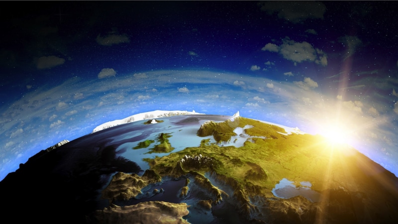 1080P, Earth, the sky, KOMOS, the sun
