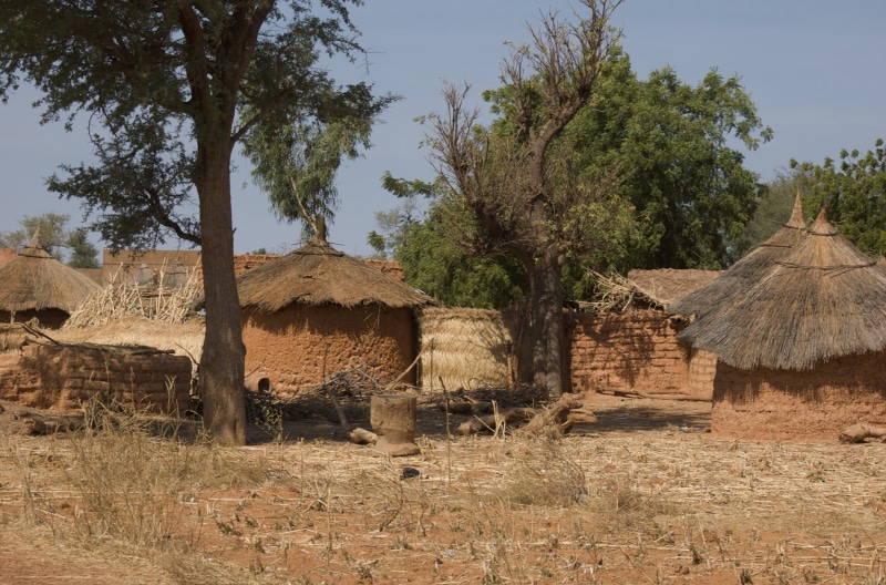 the past, Burkina Faso, sky, Village, archaeology, architecture And Buildings, indigenous Culture, landscape, no people, building, building exterior, old ruin