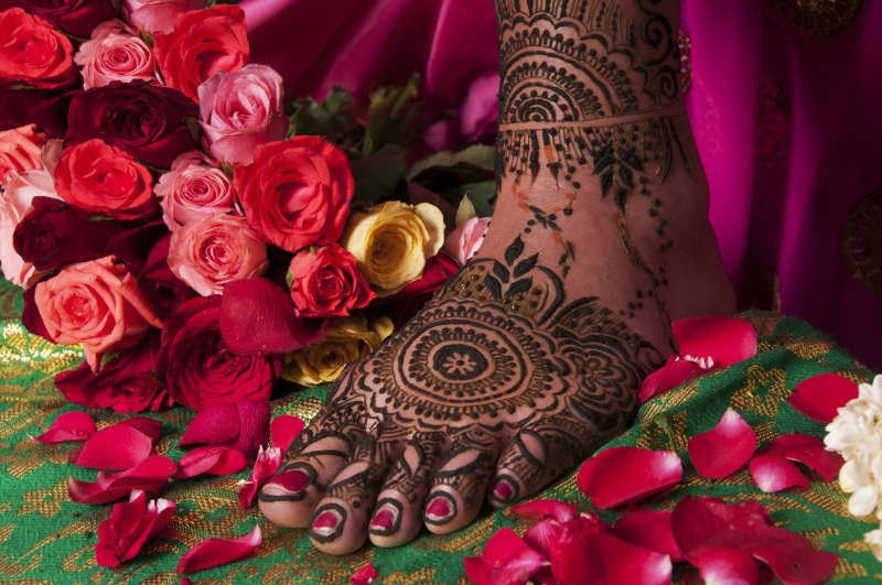 marriage, foot, design, freshness, indoors, celebration, wedding, rose - flower, rose, ceremony, culture, flower arrangement, bride, nature, cultures, no people