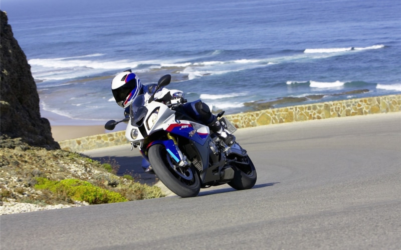 biker, sea, wheel, competition, crash helmet, outdoors, sport, formula One Grand Prix, day, 1080P, motorcycle, cycling, transportation, scenics - nature
