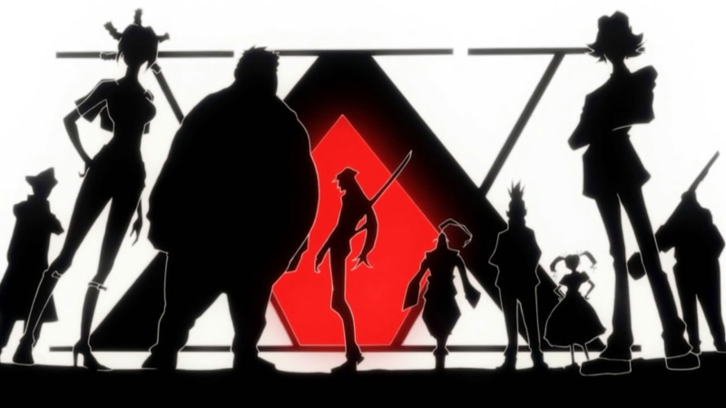performance, 1080P, group, Hunter x Hunter, microphone, medium group of people, people, adult, human representation, rock music, black color, crowd, music