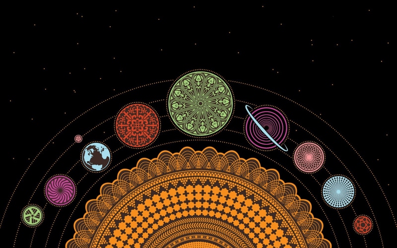 Abstract, 1080P, Symbol, Artistic, Colors, Chakra