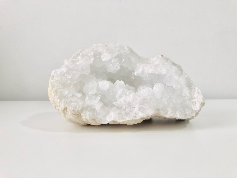 mineral, white, single object, still life, 4K, page, quartz, food and drink, solid, foam, gemstone, studio shot, bread, geode, nature, rock, food, geology