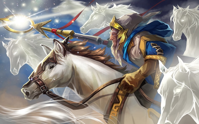 dota, 1080P, keeper, hero, light, chakra, games, magic, illuminate, blinding, hd