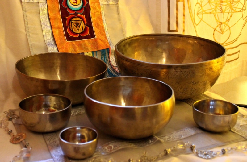 wood - material, bowl, bless you, sound bowls set, esoteric, cooking pan, group of objects, stainless, singing bowl, meditation, indoors, household equipment