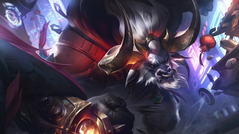 League of Legends, Beast (character), lunar eclipses, Alistar, Riot Games, 8K
