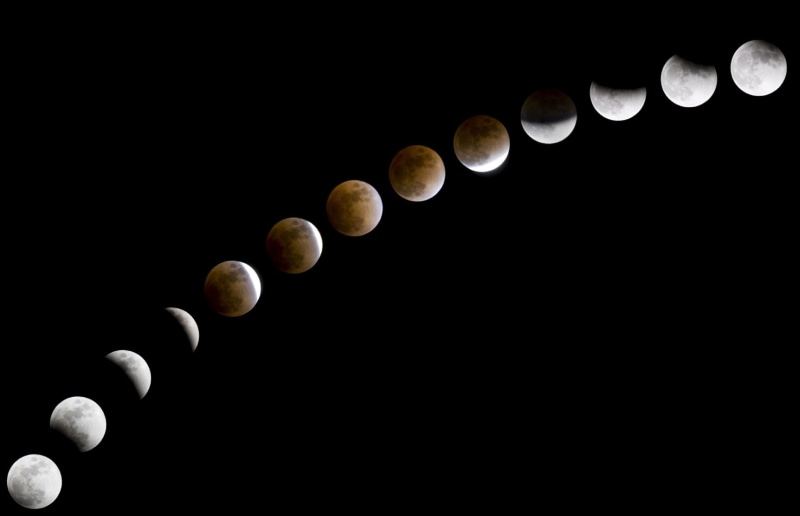 astronomy, sky, low angle view, night, choice, copy space, moonlight, space, variation, no people, large group of objects, eclipse, natural phenomenon