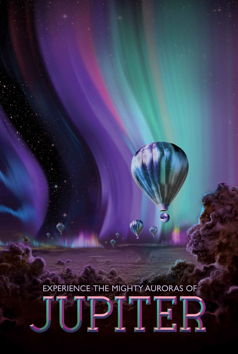 blue, balloon, no people, motion, planet, purple, JPL (Jet Propulsion Laboratory), hot air balloon, Jupiter, nature, night, glowing, environment, digital composite