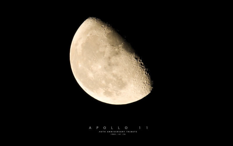 clear sky, Apollo, space and astronomy, nature, night, Moon, astronomy, half moon, space, 1080P, no people, copy space, outdoors, tranquility, majestic