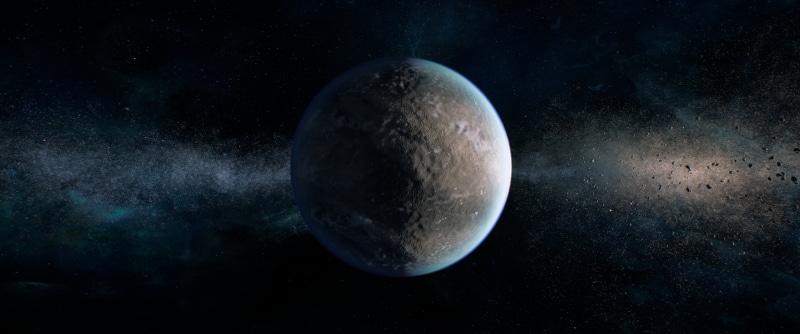 sky, scenics - nature, moonlight, star - space, Mass Effect: Andromeda, video games, outdoors, satellite view, single object, night, planetary moon, sphere