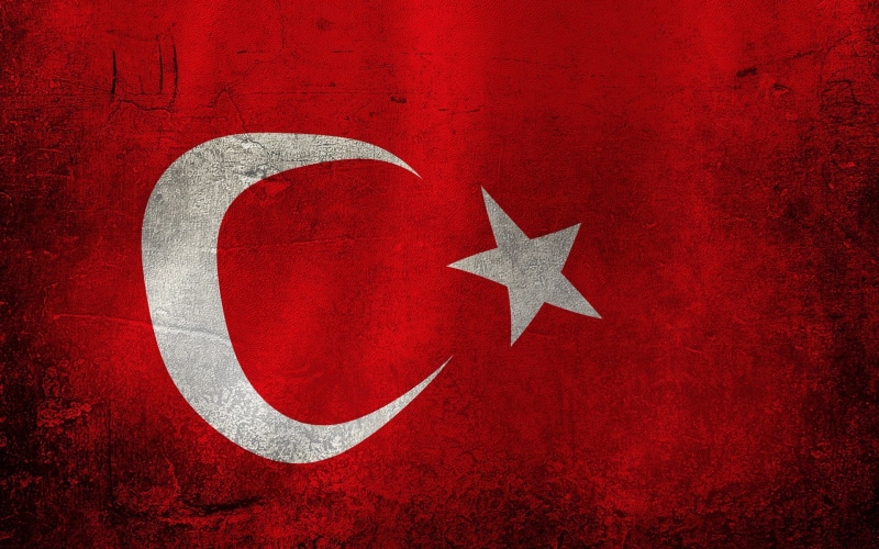 Half Moon, 1080P, red, flag, Turkey