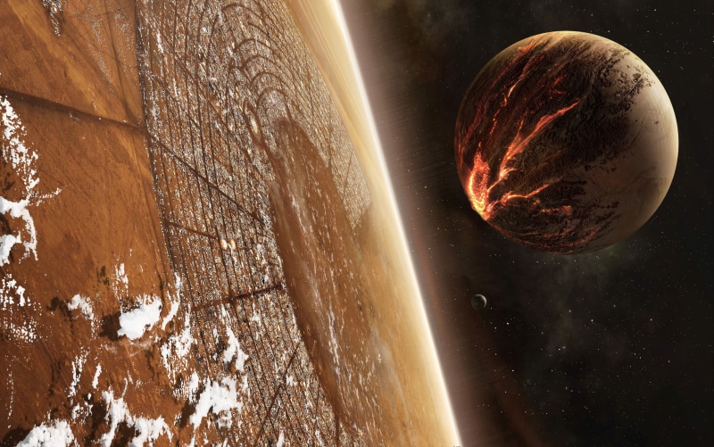 planet - space, 5K, science fiction, astronomy, solar system, panoramic, sky, lens flare, night, star field, scenics - nature, outdoors, star, no people