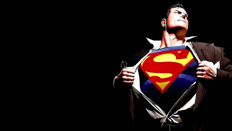 young women, fan - enthusiast, 720P, heart shape, portrait, standing, studio shot, Superman, love, real people, indoors, women, photo, emotion, body paint