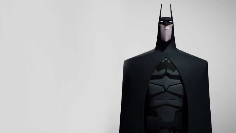 illustration, dc, design, simple background, 1080P, reflection, copy space, white background, Batman, no people, shape, single object, glass, wall - building feature