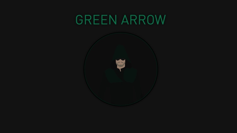 studio shot, indoors, shape, black color, circle, geometric shape, computer icon, copy space, Green Arrow, people, black background, close-up, security