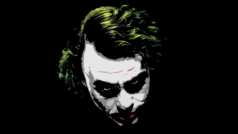 still life, The Dark Knight, dc, art and craft, studio shot, cut out, Joker, MessenjahMatt, creativity, indoors, human representation, mask, no people