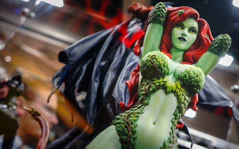 batman, hd, female, dc, ivy, cartoon/comic, poison, 1080P, figure, character, green