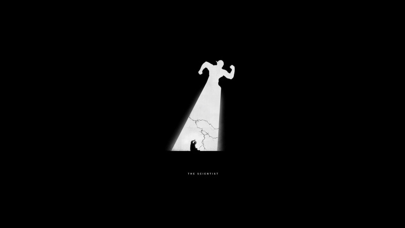illustration, 1080P, flash, bw, hd, the, cartoon/comic, black, lightning, dc